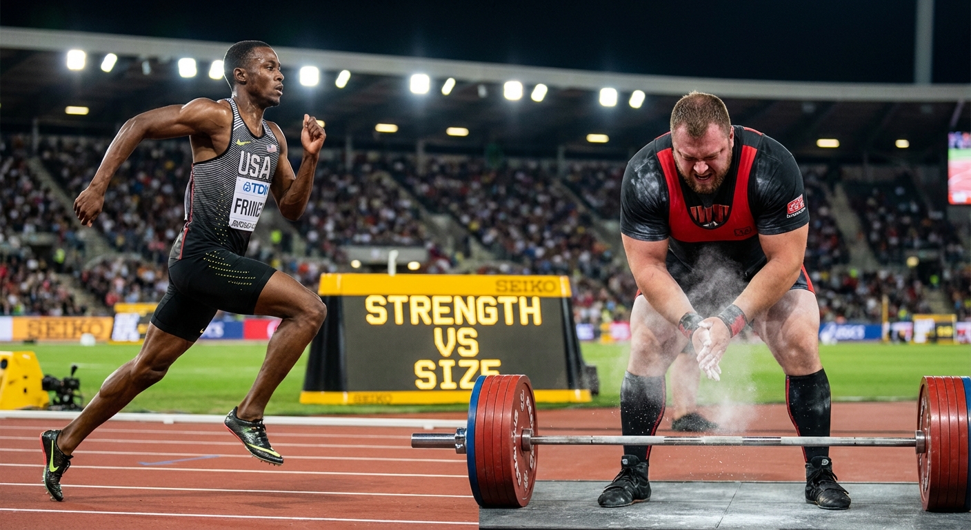 Strength vs Size: How to Train Like an Athlete and Look Like One Too